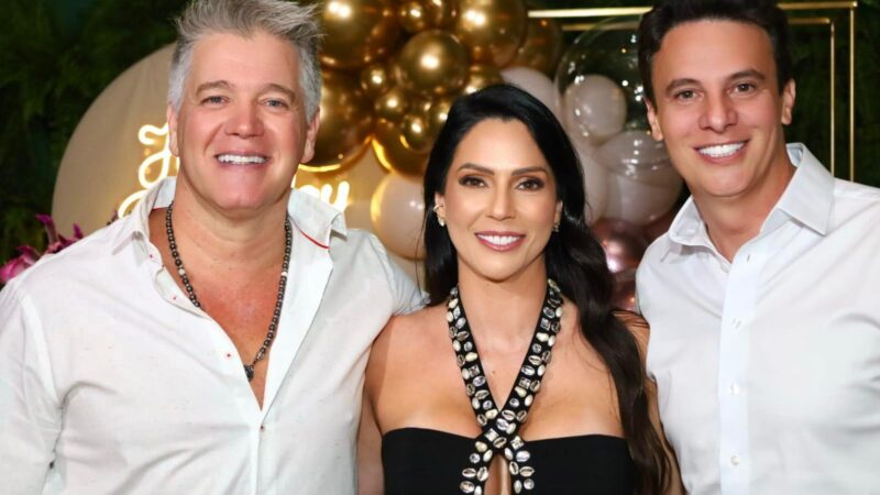 Paloma Arisa celebra seus 40 anos em festa animada ao lado de Wilton Mingotti e amigos