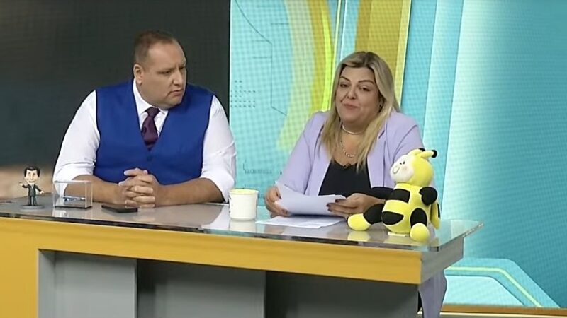 Mabell Reipert estreia quadro de fofocas “Abelhudos” na VTV SBT ao lado de Victor Faccioli