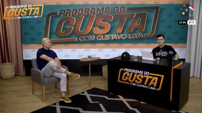 Programa do Gusta brilha nas noites de terça e recebe o piloto Fabio “Lemans” Silva
