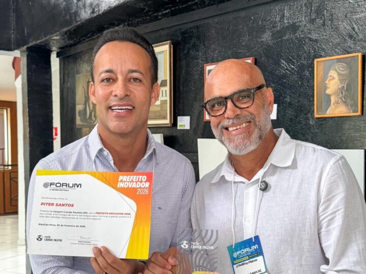 Prefeito Piter Santos recebe Título de Prefeito Inovador 2026