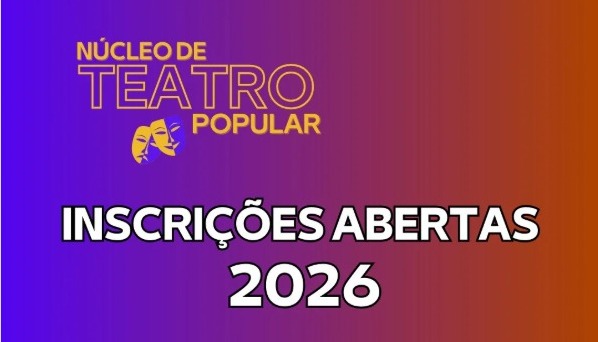 Núcleo de Teatro Popular abre inscrições para turma de 2026 em Cotia e Vargem Grande Paulista