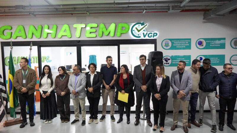 Vargem Grande Paulista inaugura Ganha Tempo VGP e marca nova era na modernização dos serviços públicos