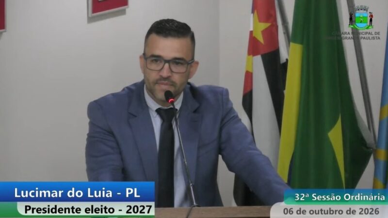 Conheça a nova Mesa Diretora da Câmara Municipal de Vargem Grande Paulista eleita para o próximo ano de 2027
